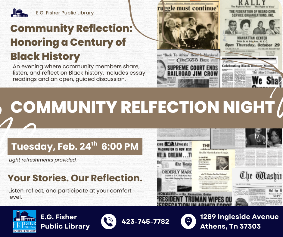 Community Reflection: Honoring a Century of Black History Event