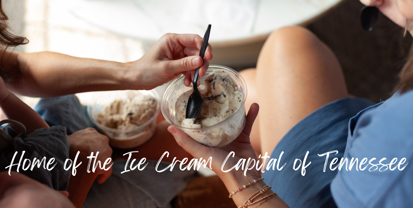 spoon in ice cream bowl